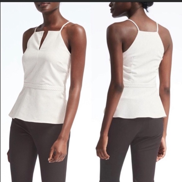 Banana Republic Women's Sadie High Neck Top (Size: 0) - Picture 3 of 5